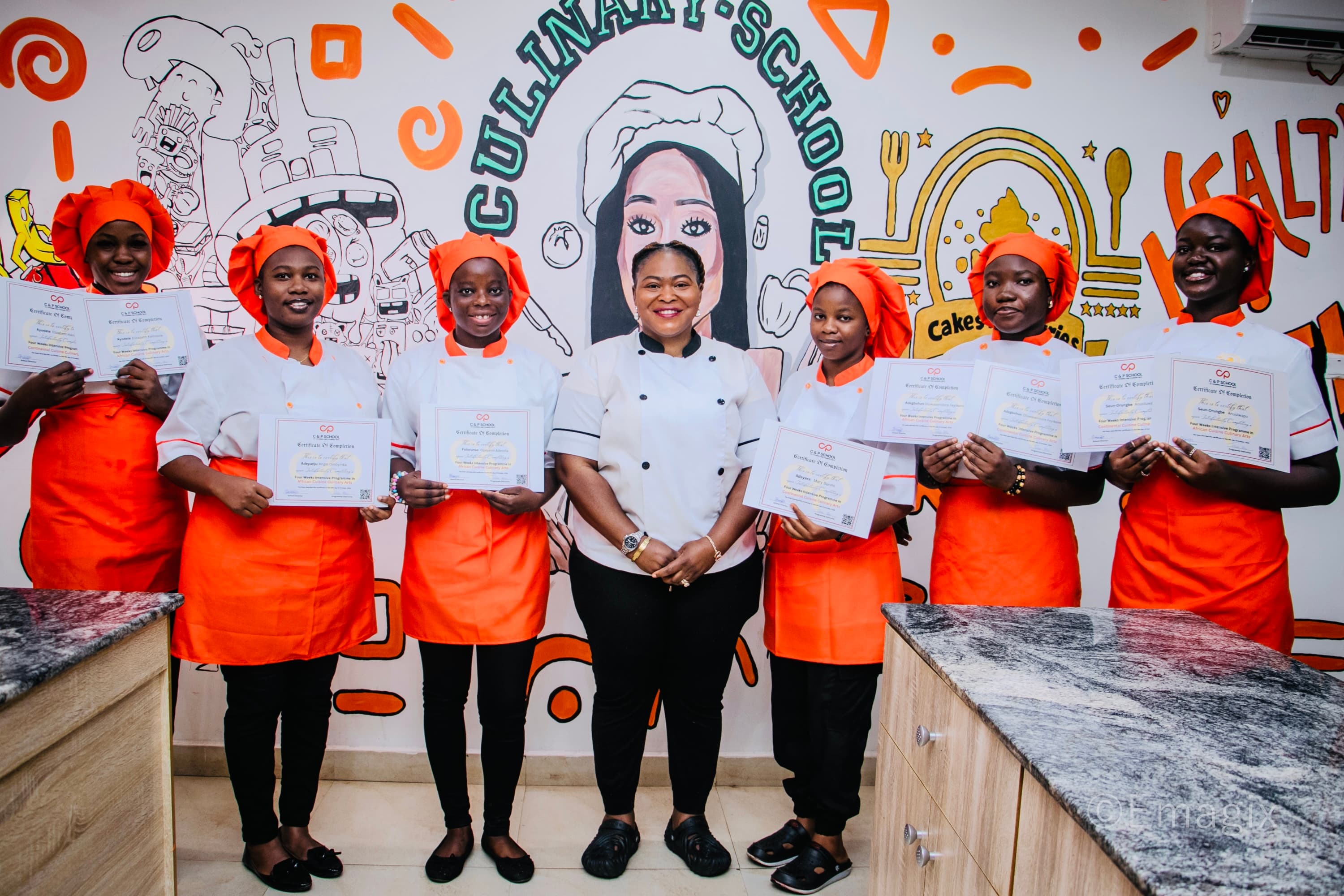 Culinary School Students